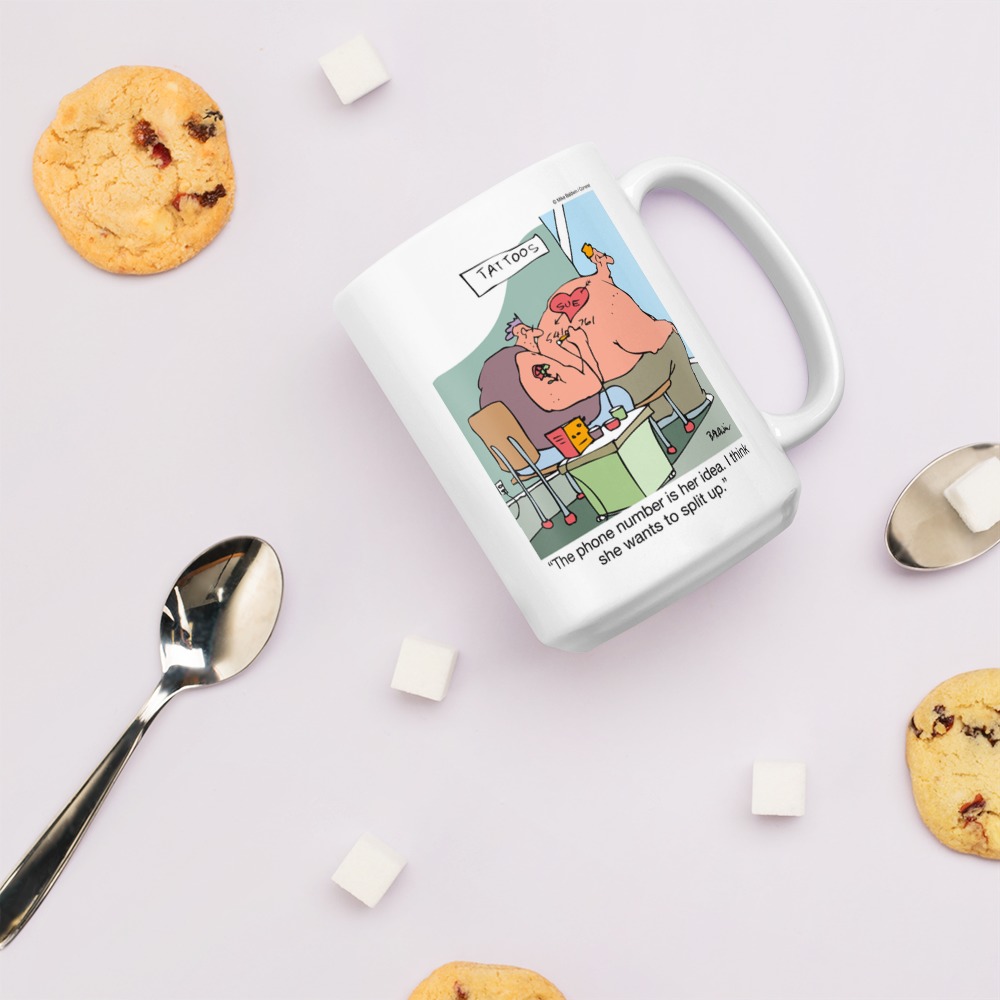 White Glossy Mug