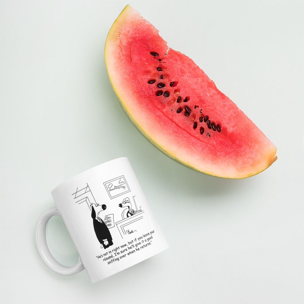 White Glossy Mug