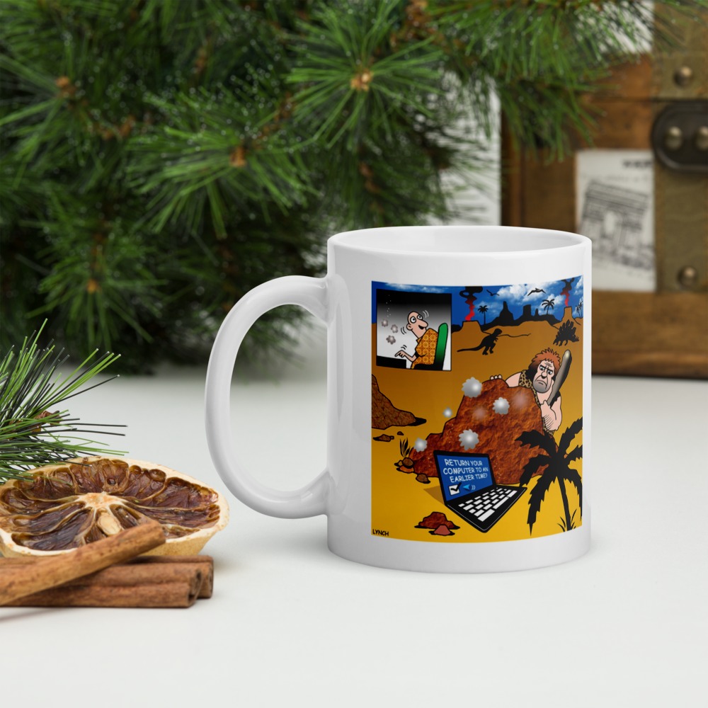 White Glossy Mug