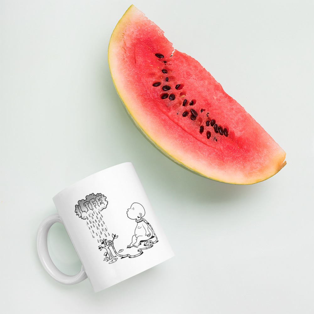 White Glossy Mug