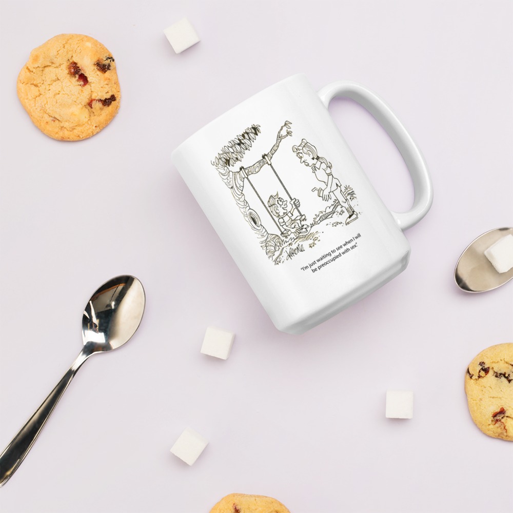 White Glossy Mug