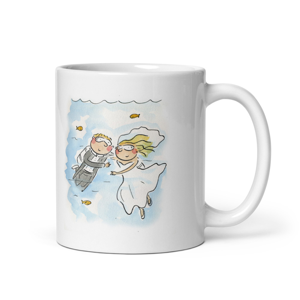 White Glossy Mug