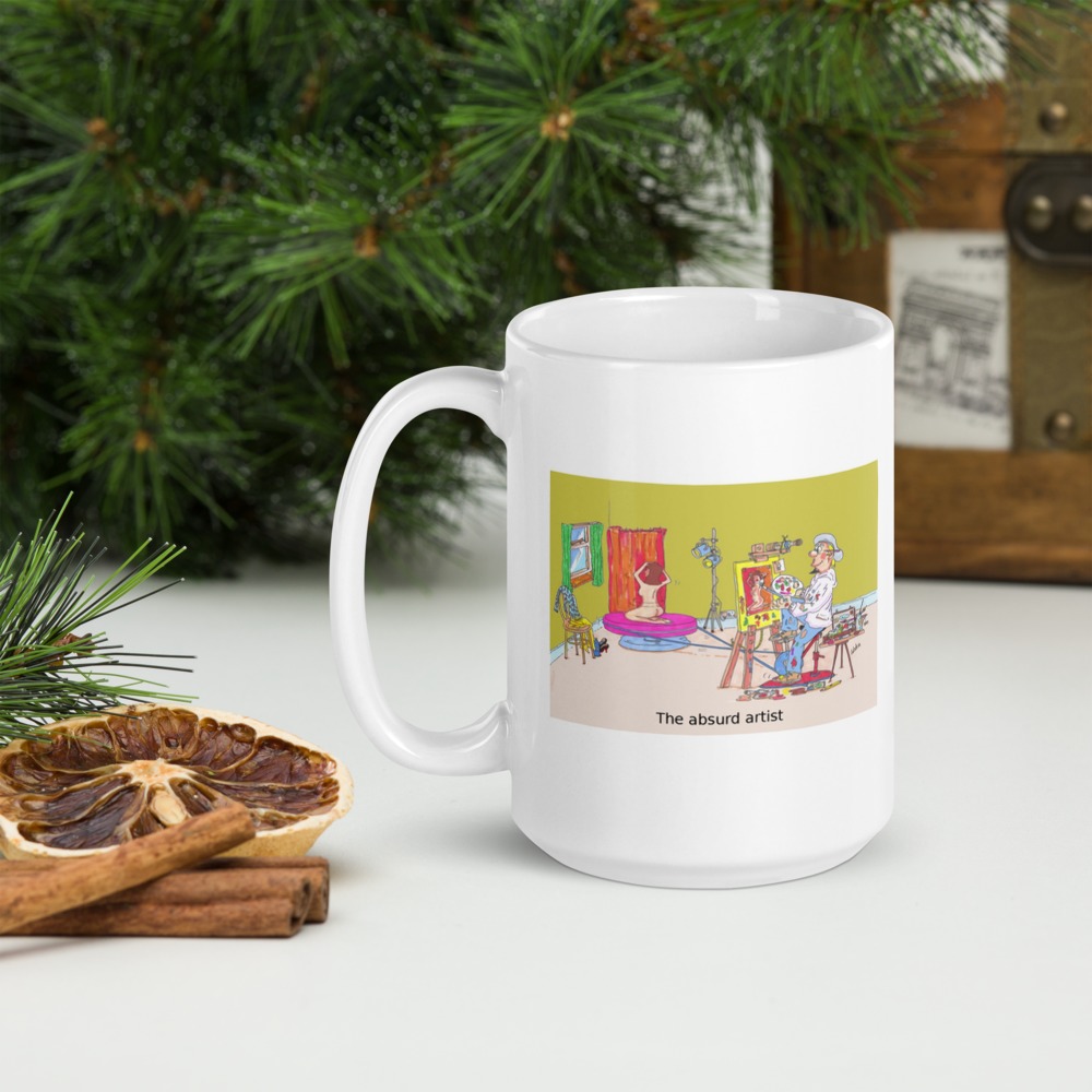 White Glossy Mug