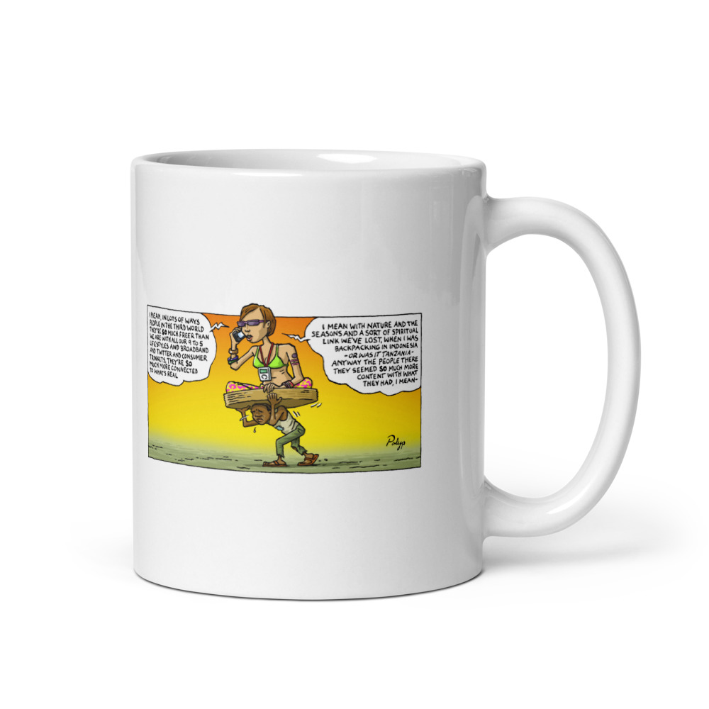 White Glossy Mug