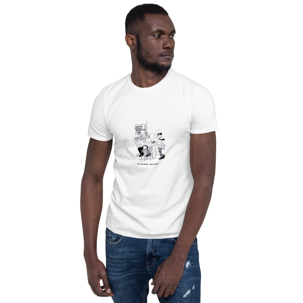 'Powerful things - these beans ' mockup