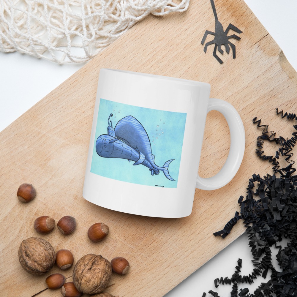 White Glossy Mug