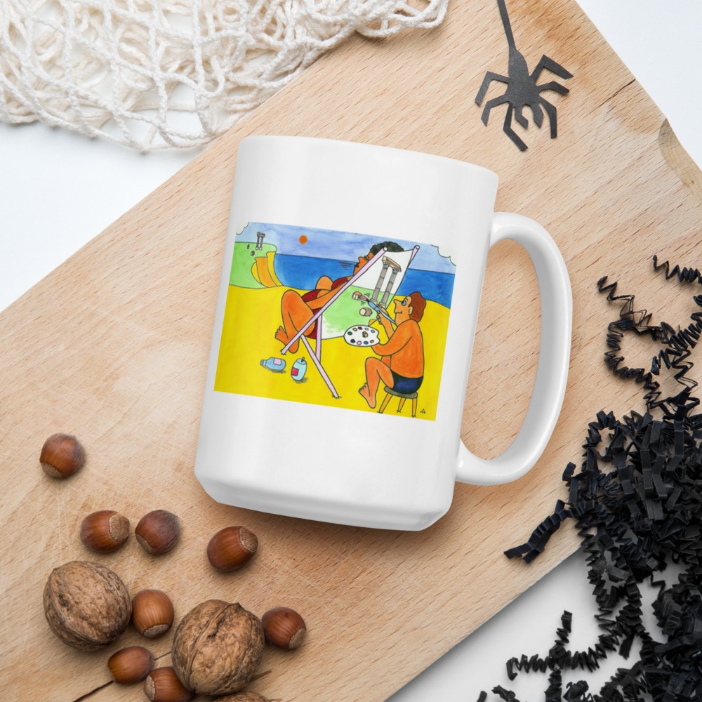 White Glossy Mug