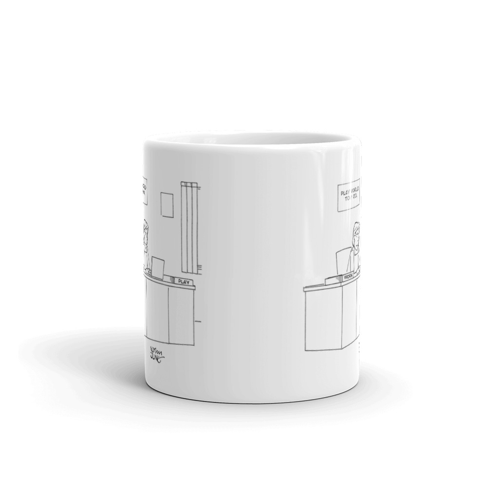 White Glossy Mug
