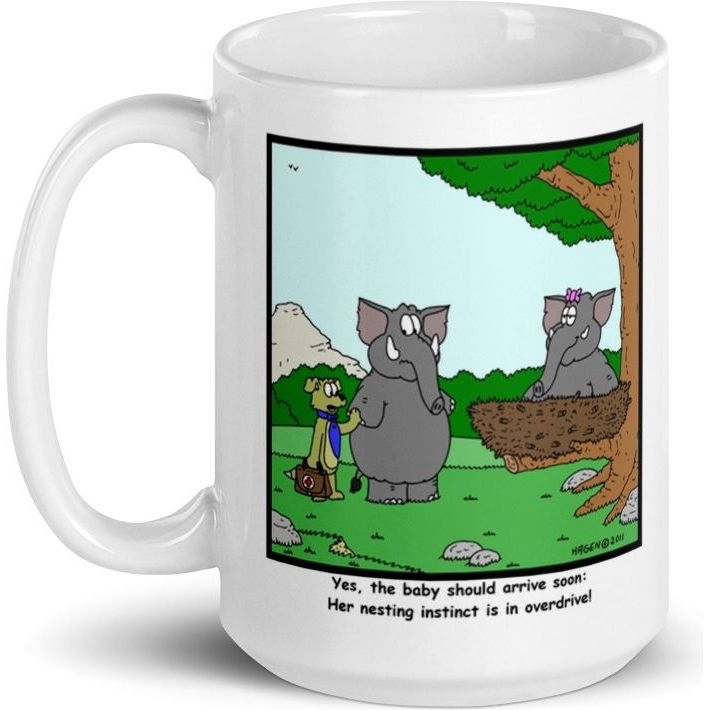 White Glossy Mug
