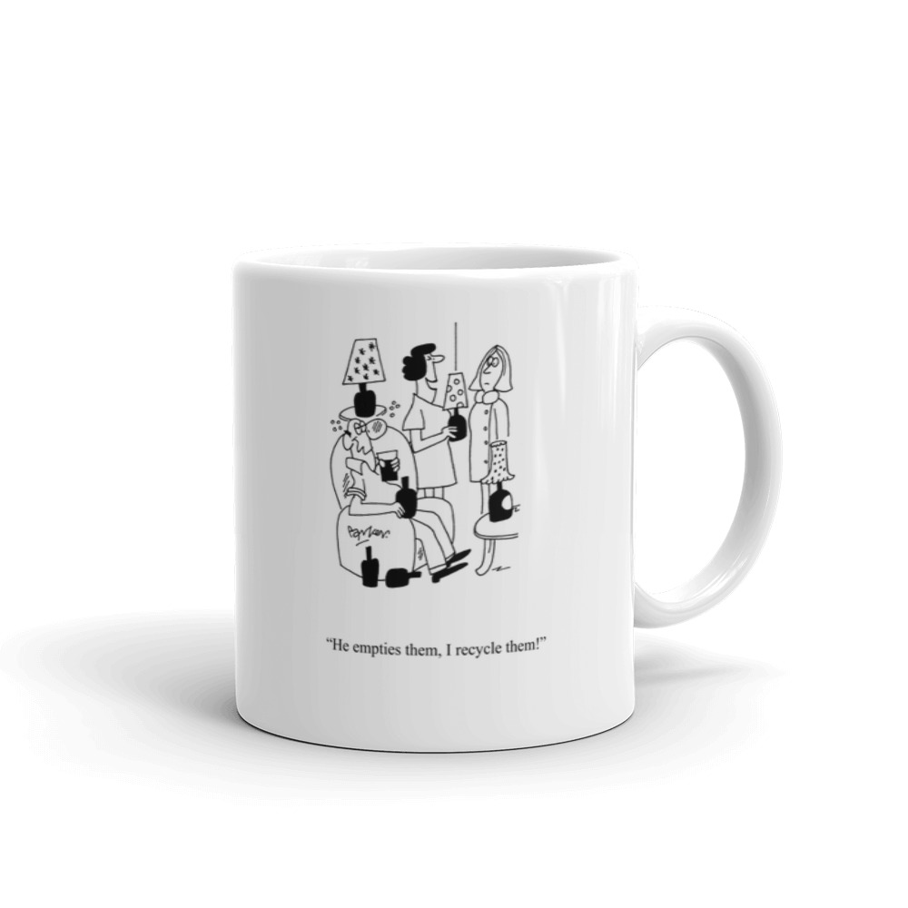 White Glossy Mug