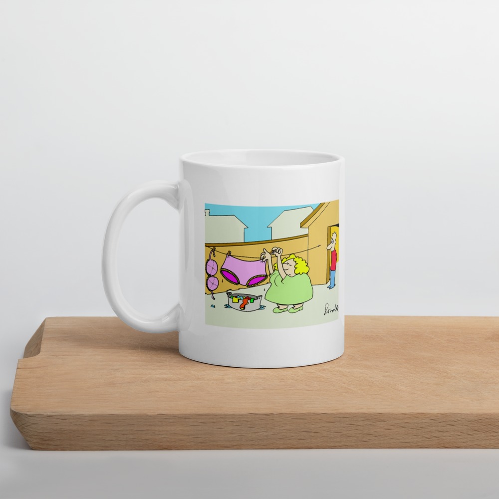 White Glossy Mug