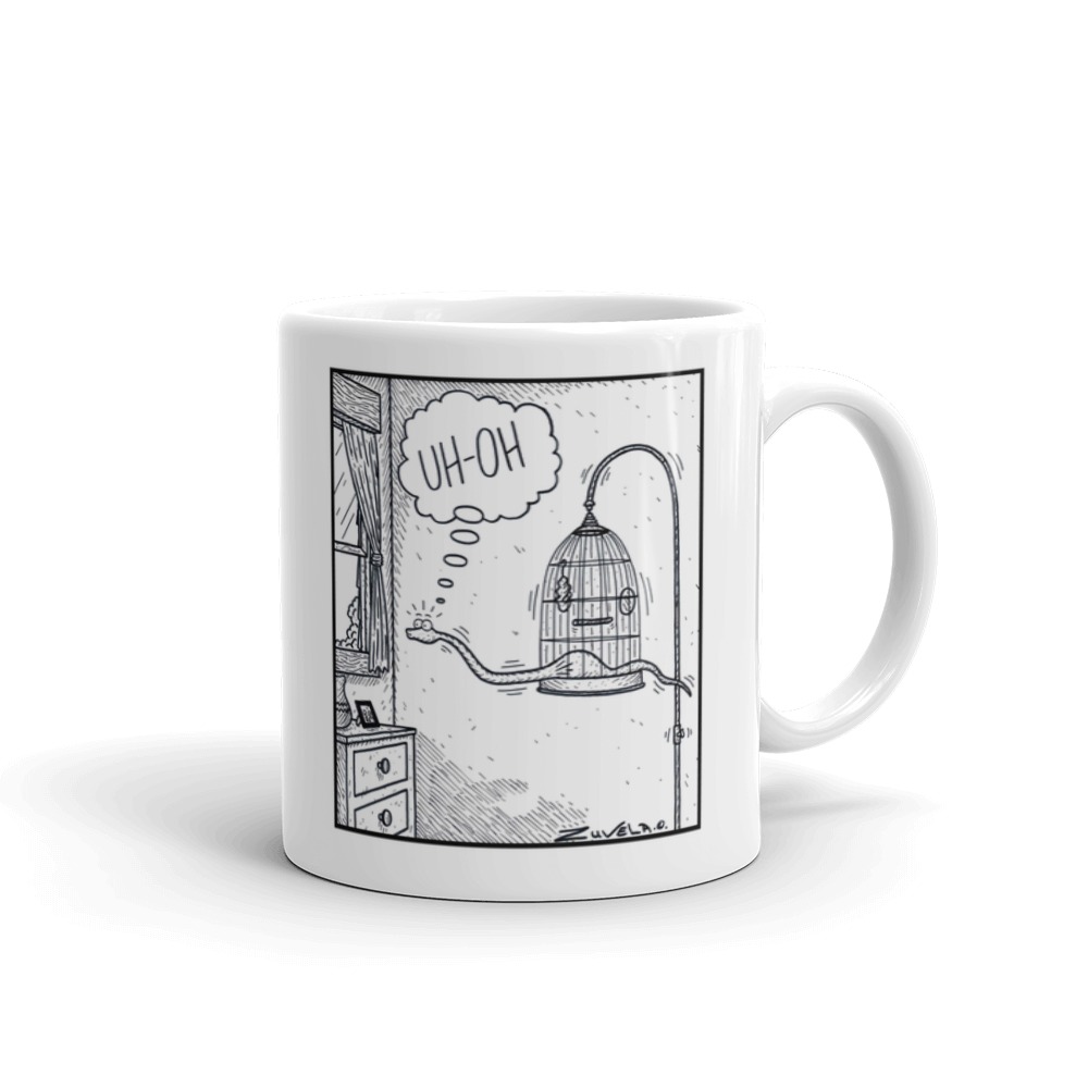 White Glossy Mug