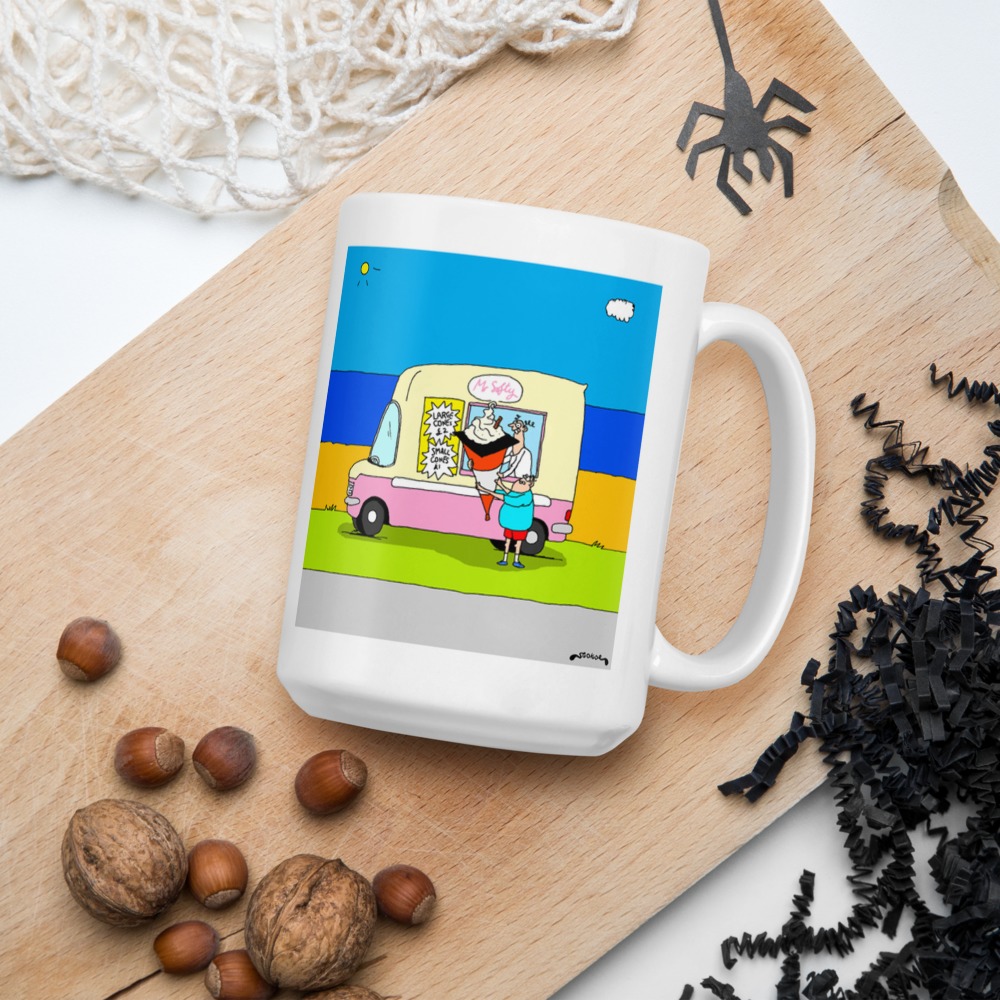 White Glossy Mug