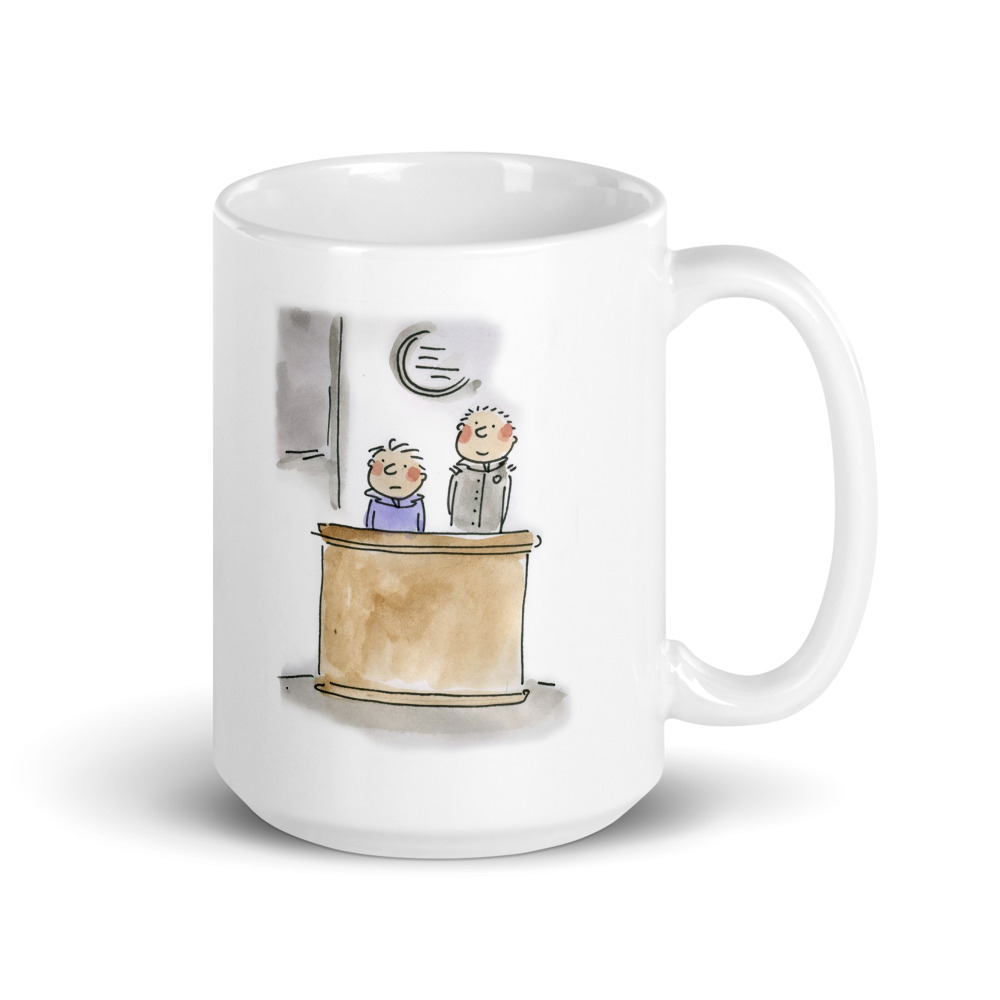 White Glossy Mug