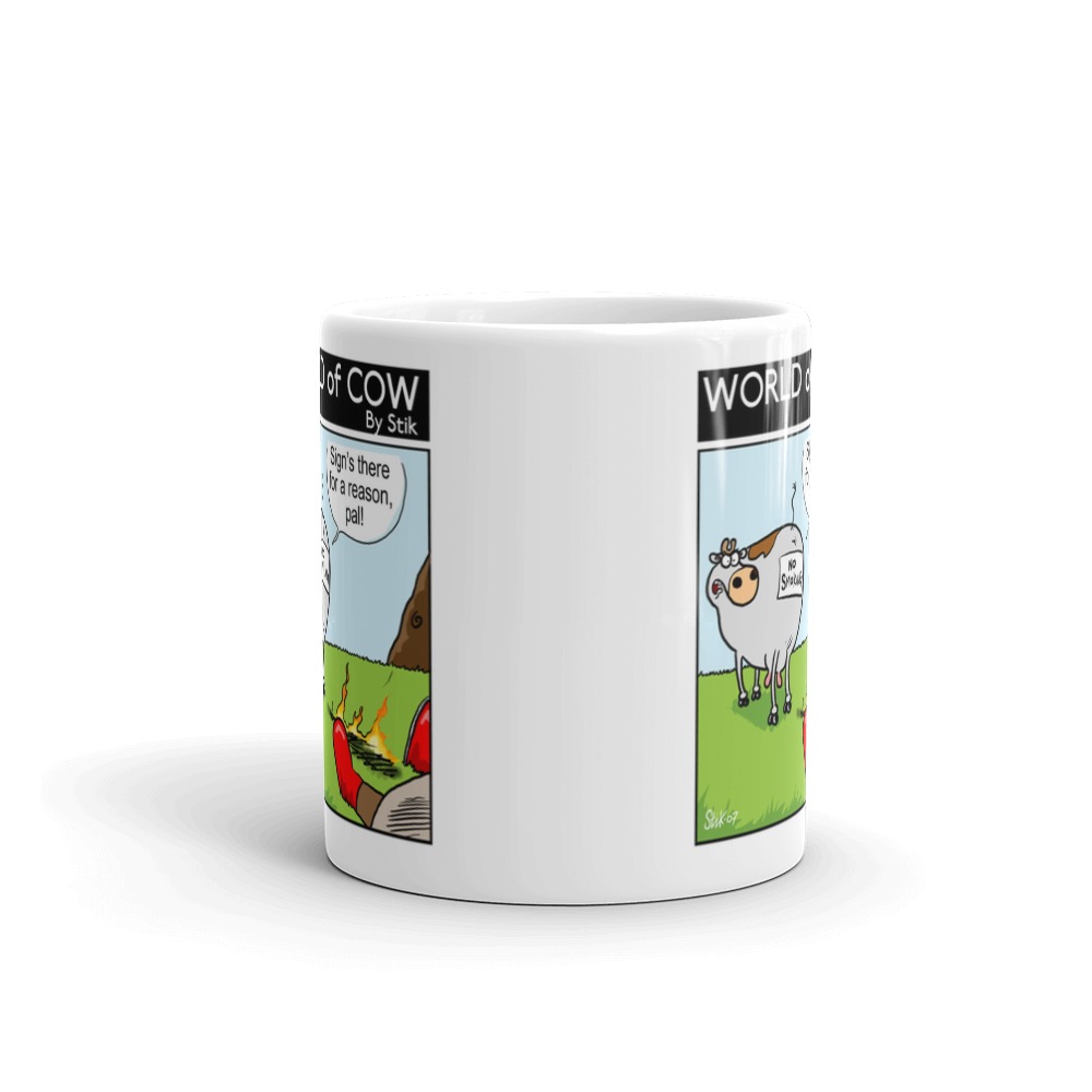 White Glossy Mug