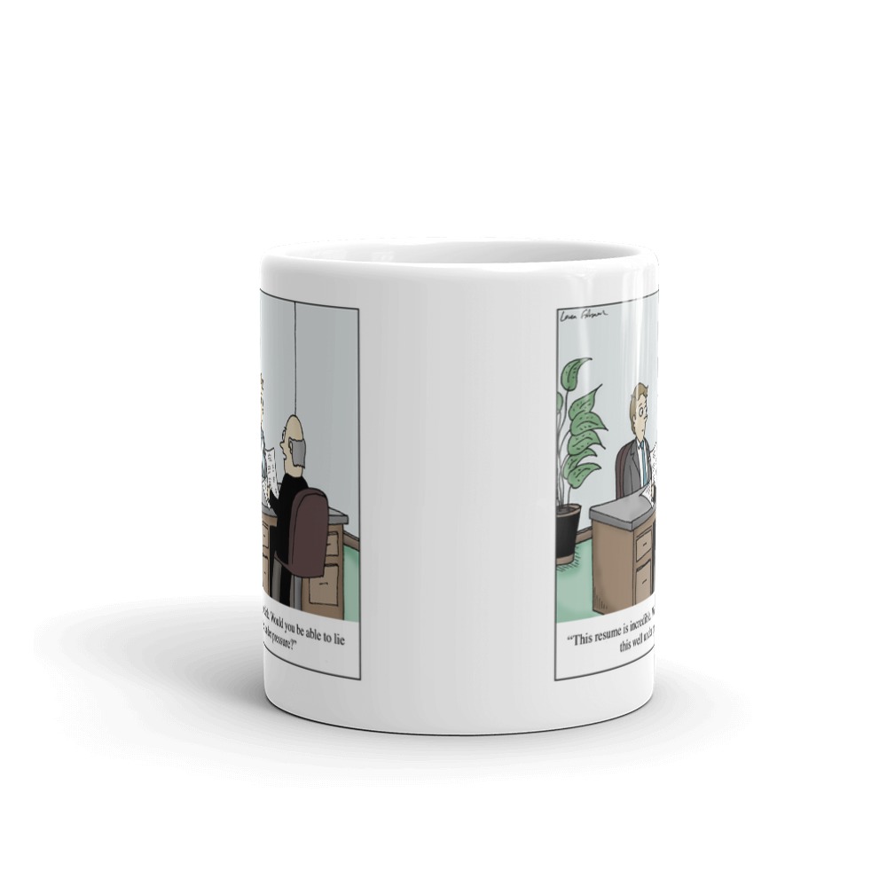 White Glossy Mug