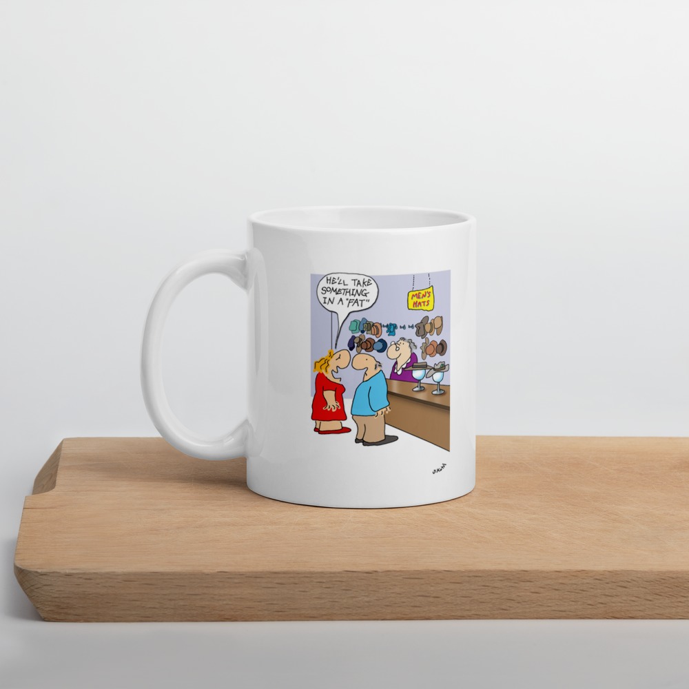 White Glossy Mug
