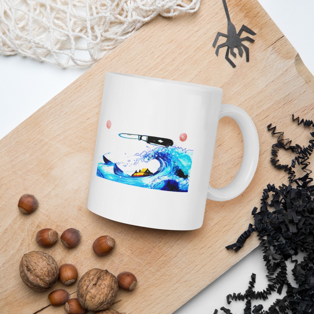 White Glossy Mug