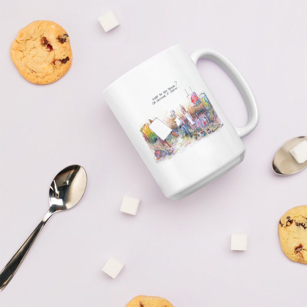 White Glossy Mug