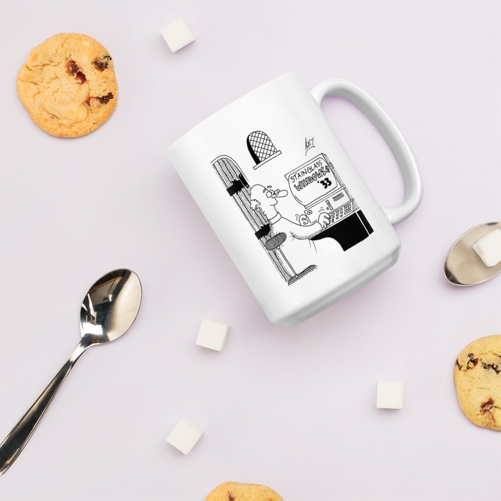 White Glossy Mug