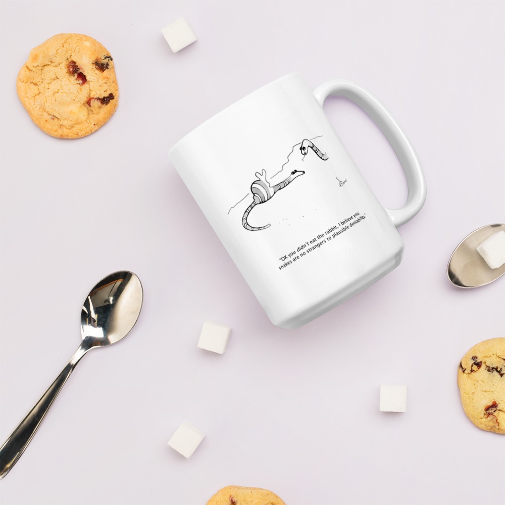 White Glossy Mug