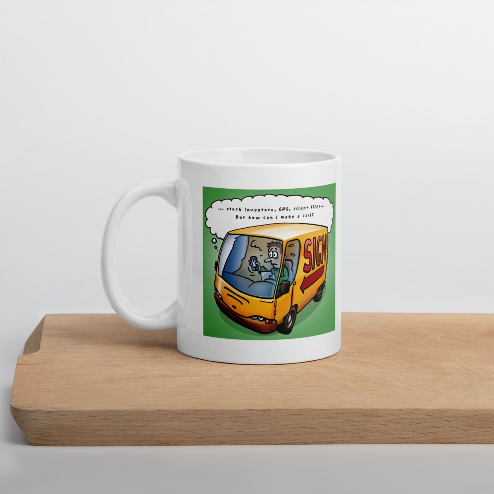 White Glossy Mug