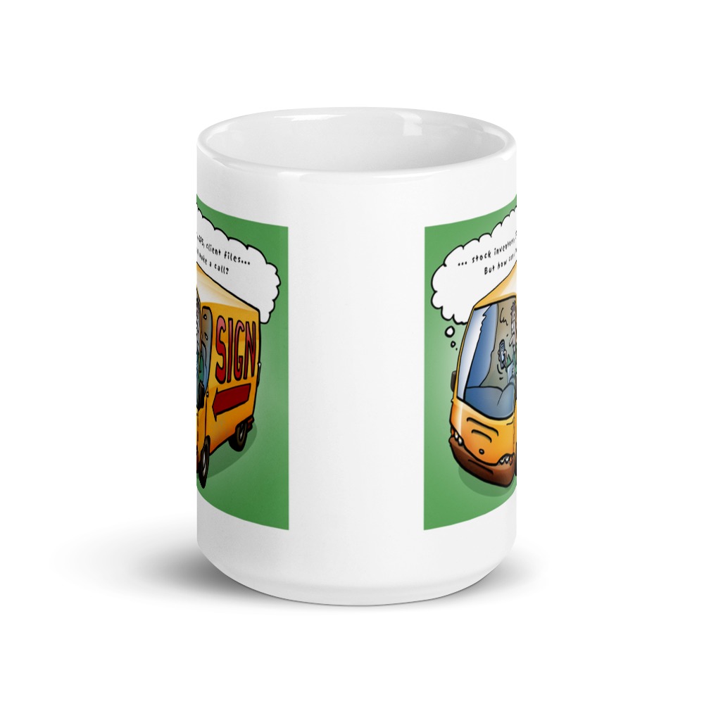 White Glossy Mug