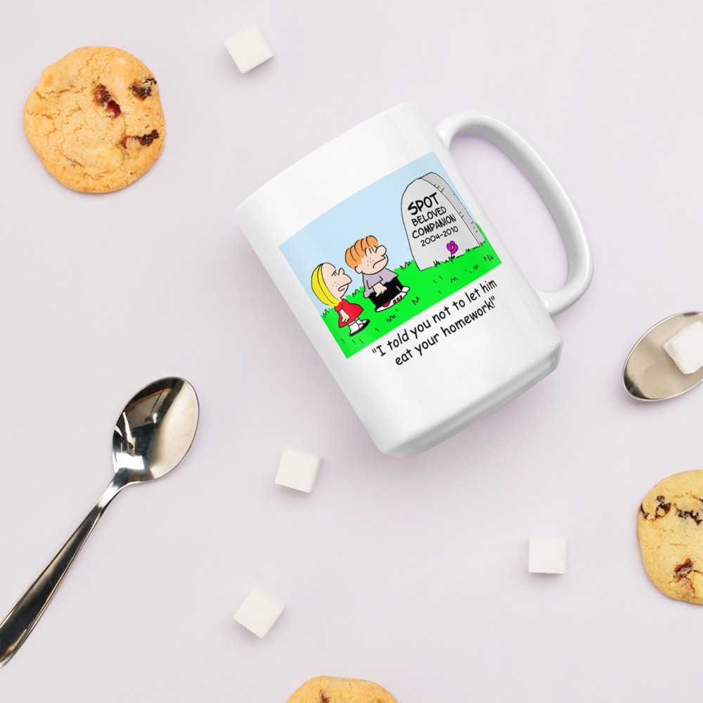 White Glossy Mug