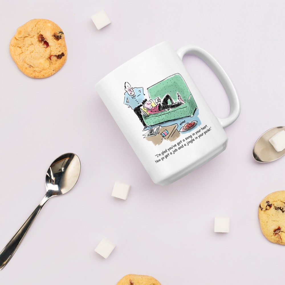 White Glossy Mug