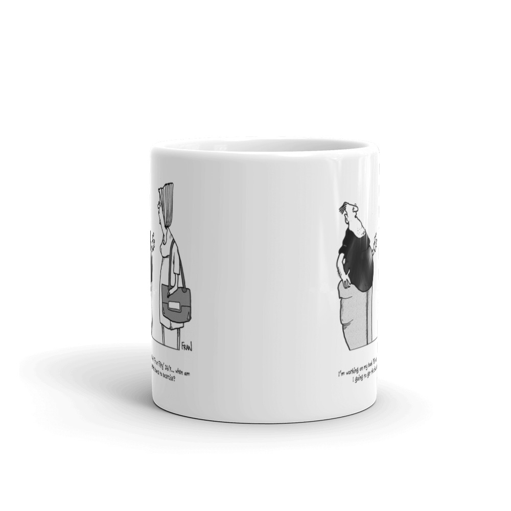 White Glossy Mug