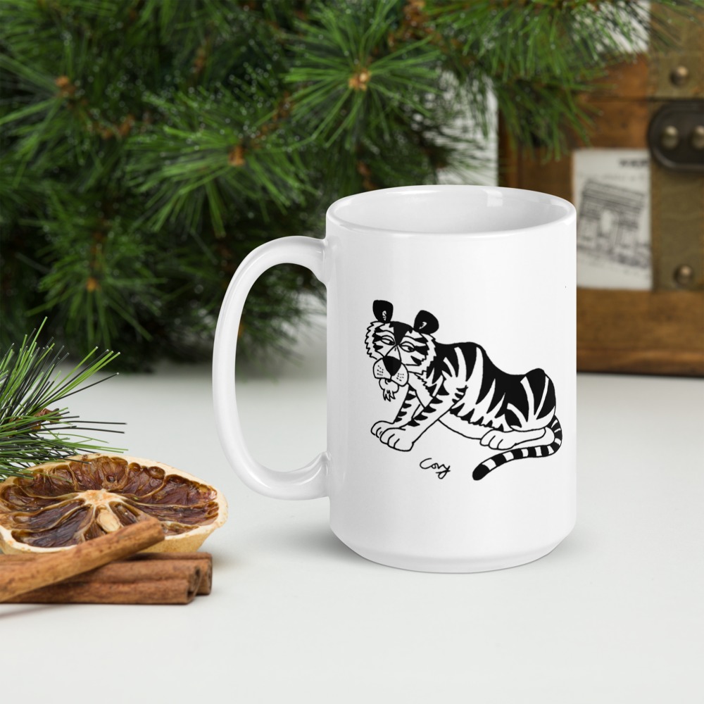 White Glossy Mug