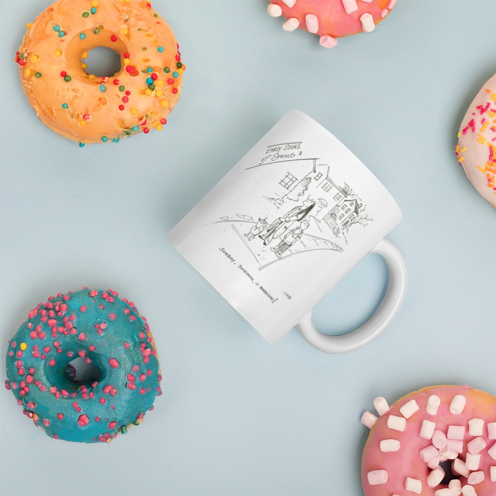 White Glossy Mug