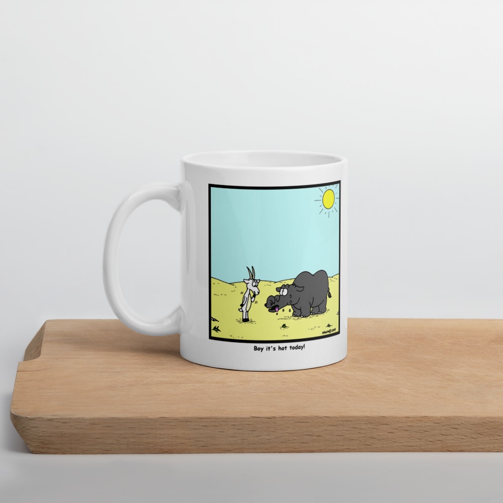 White Glossy Mug