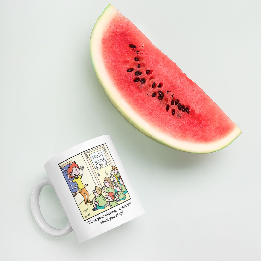 White Glossy Mug