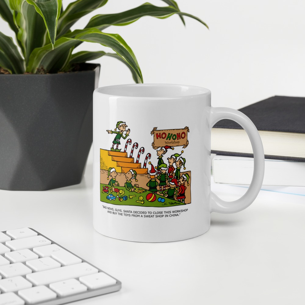 White Glossy Mug