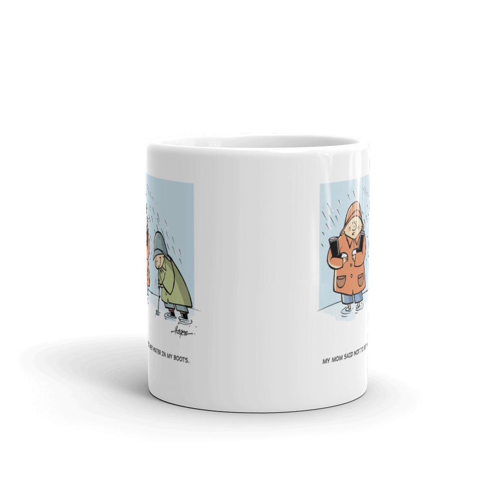 White Glossy Mug