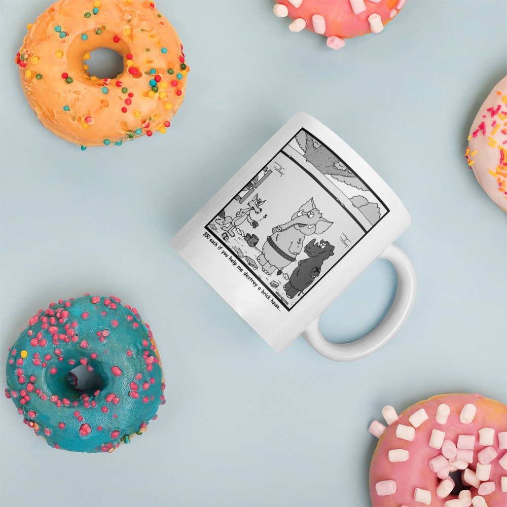 White Glossy Mug