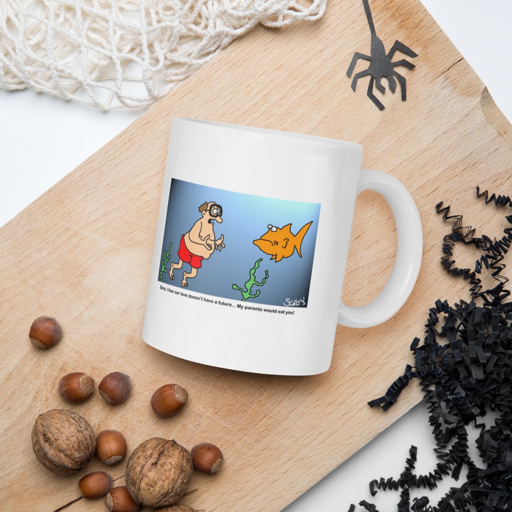 White Glossy Mug