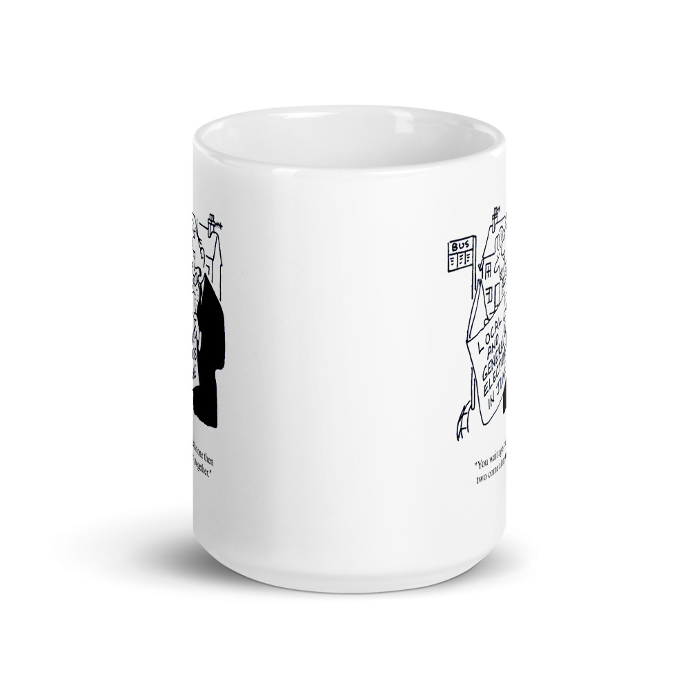 White Glossy Mug
