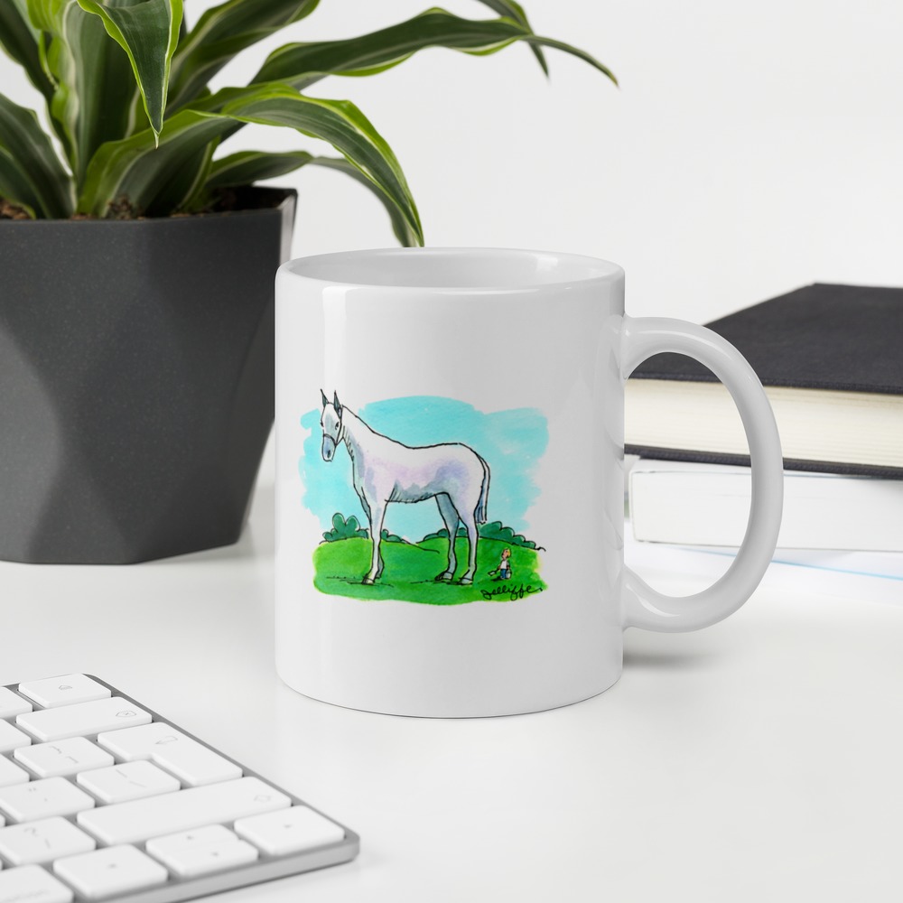 White Glossy Mug