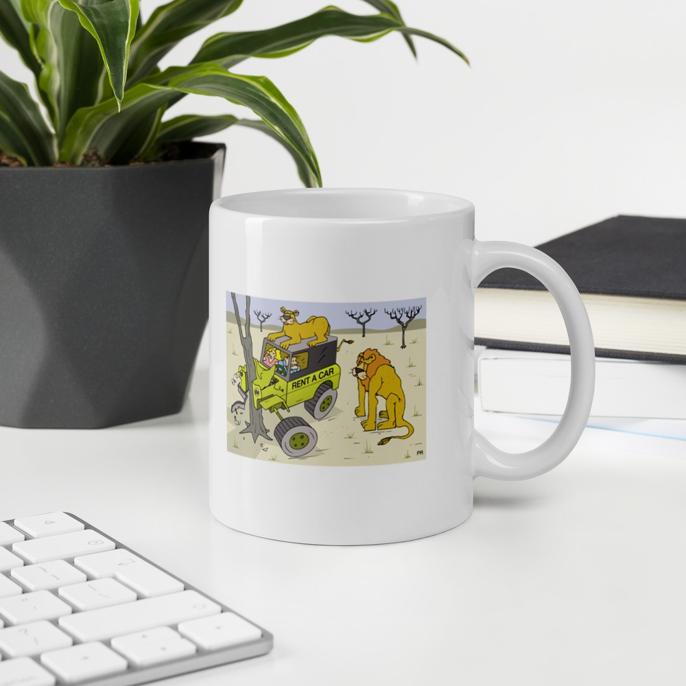 White Glossy Mug