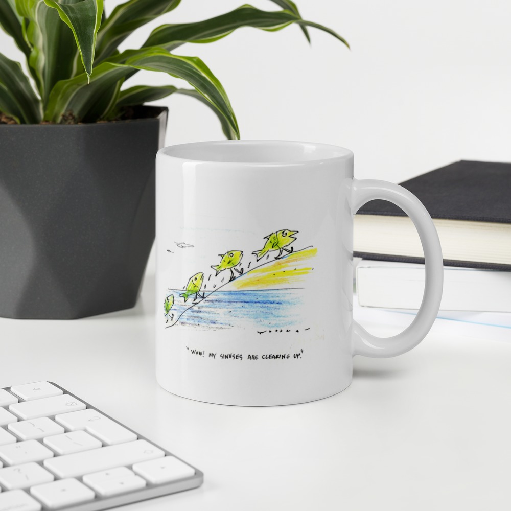 White Glossy Mug