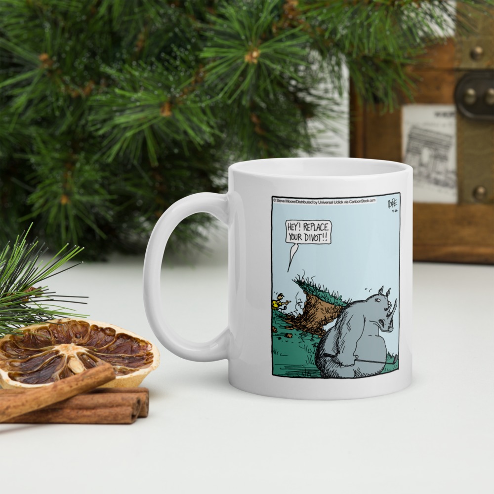 White Glossy Mug