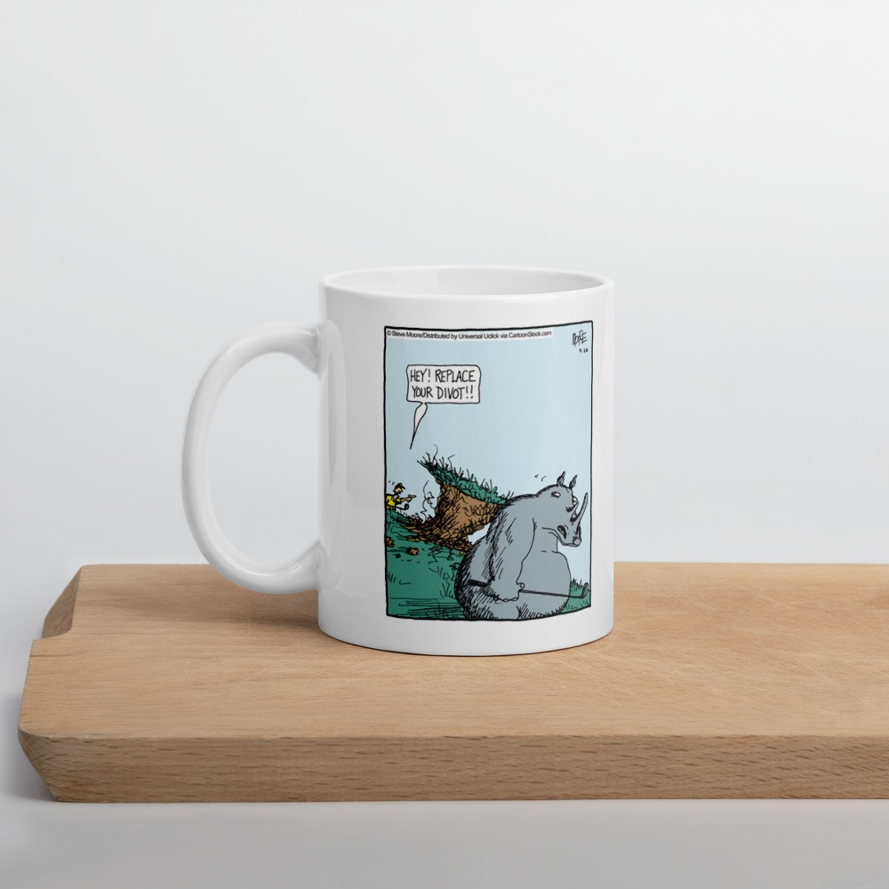 White Glossy Mug