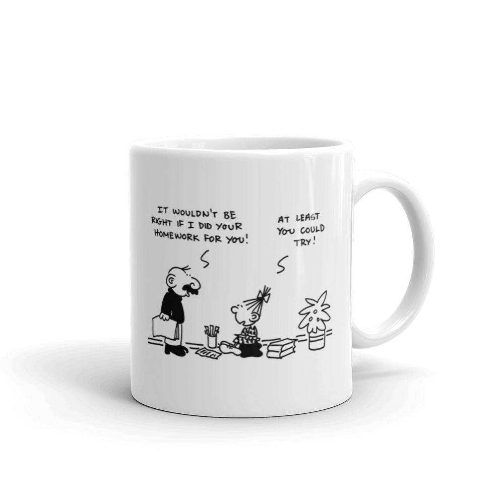 White Glossy Mug