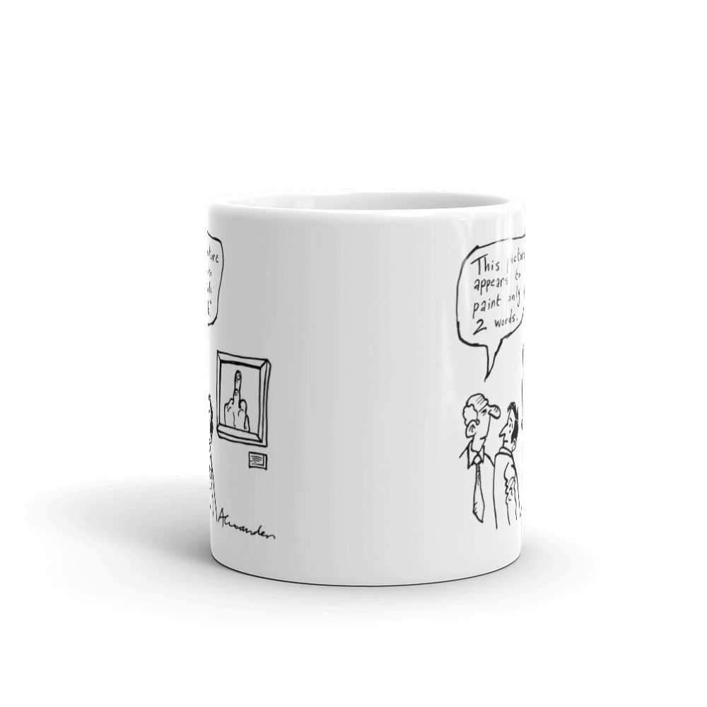 White Glossy Mug