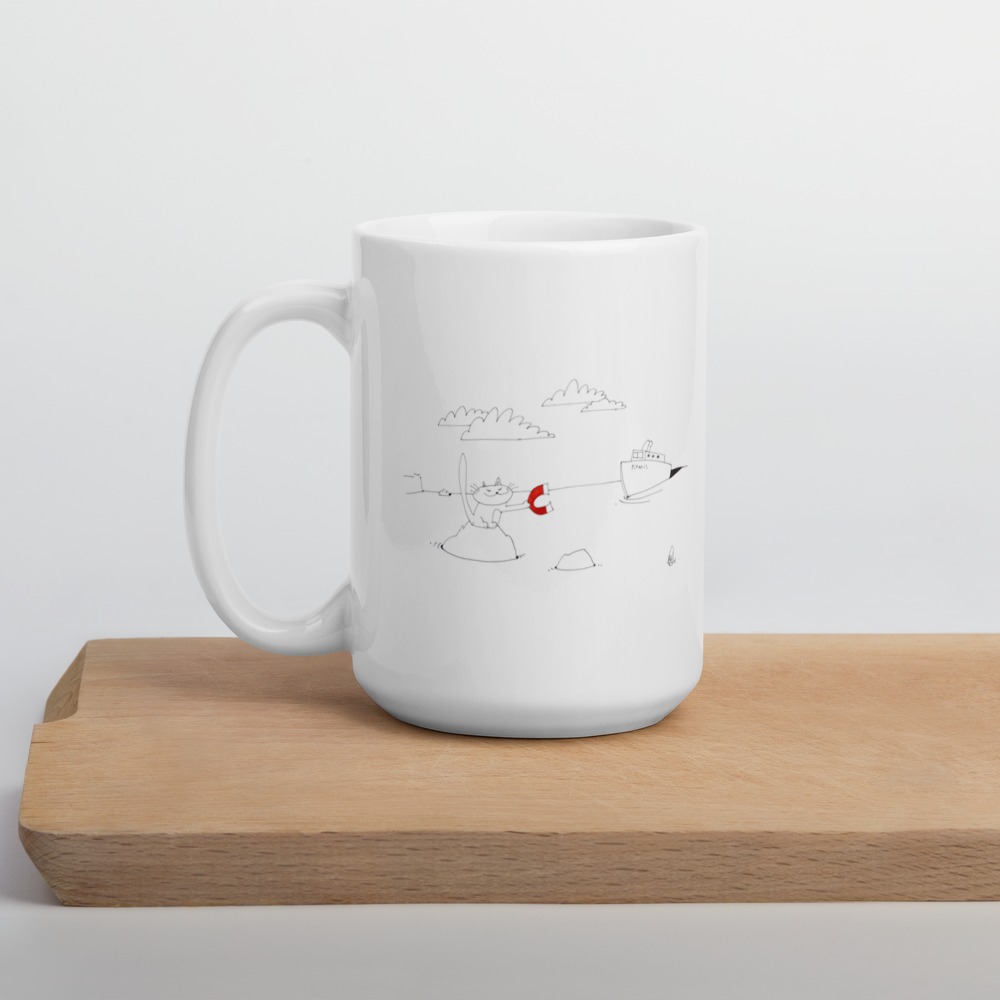 White Glossy Mug