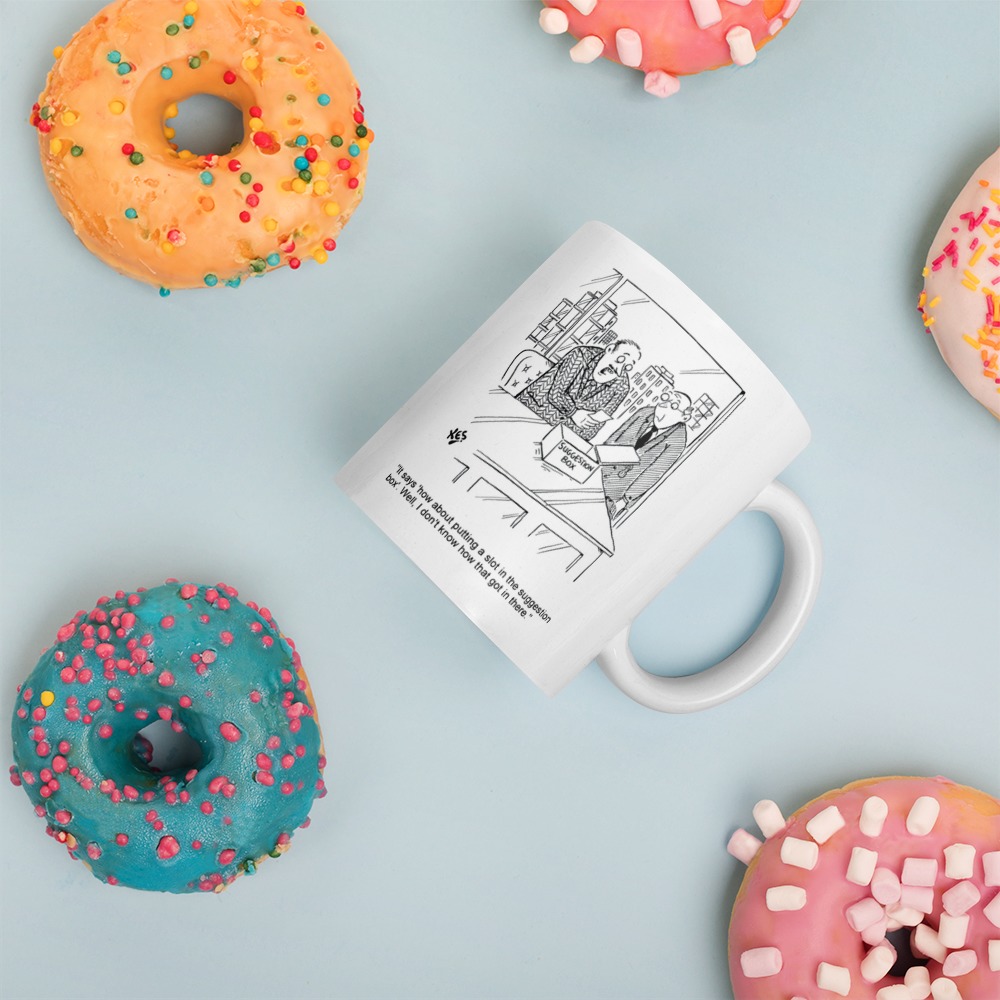 White Glossy Mug