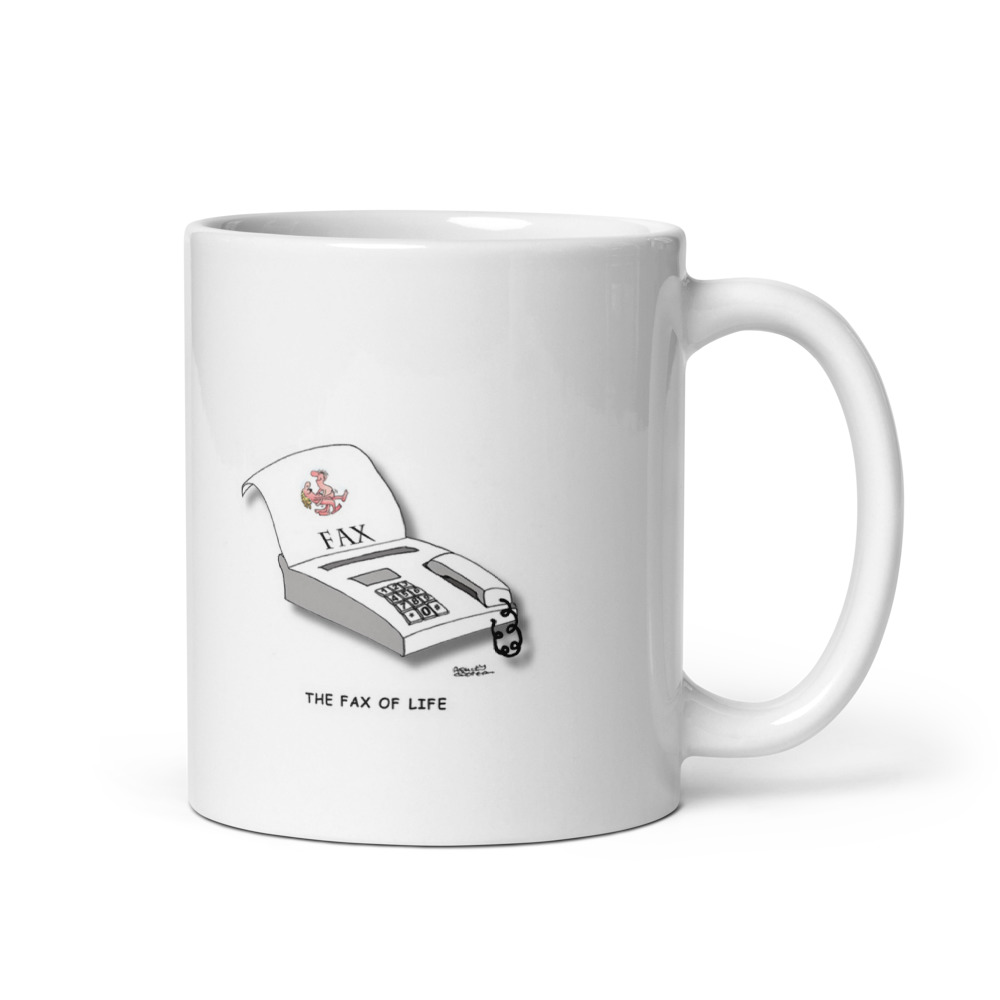 White Glossy Mug