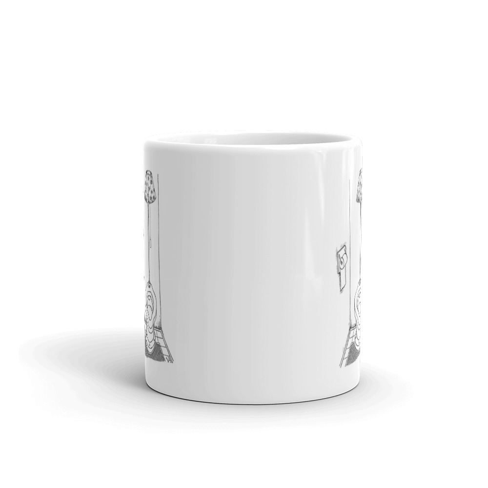 White Glossy Mug